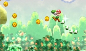 Nintendo Direct - Yoshi Flutter Jump