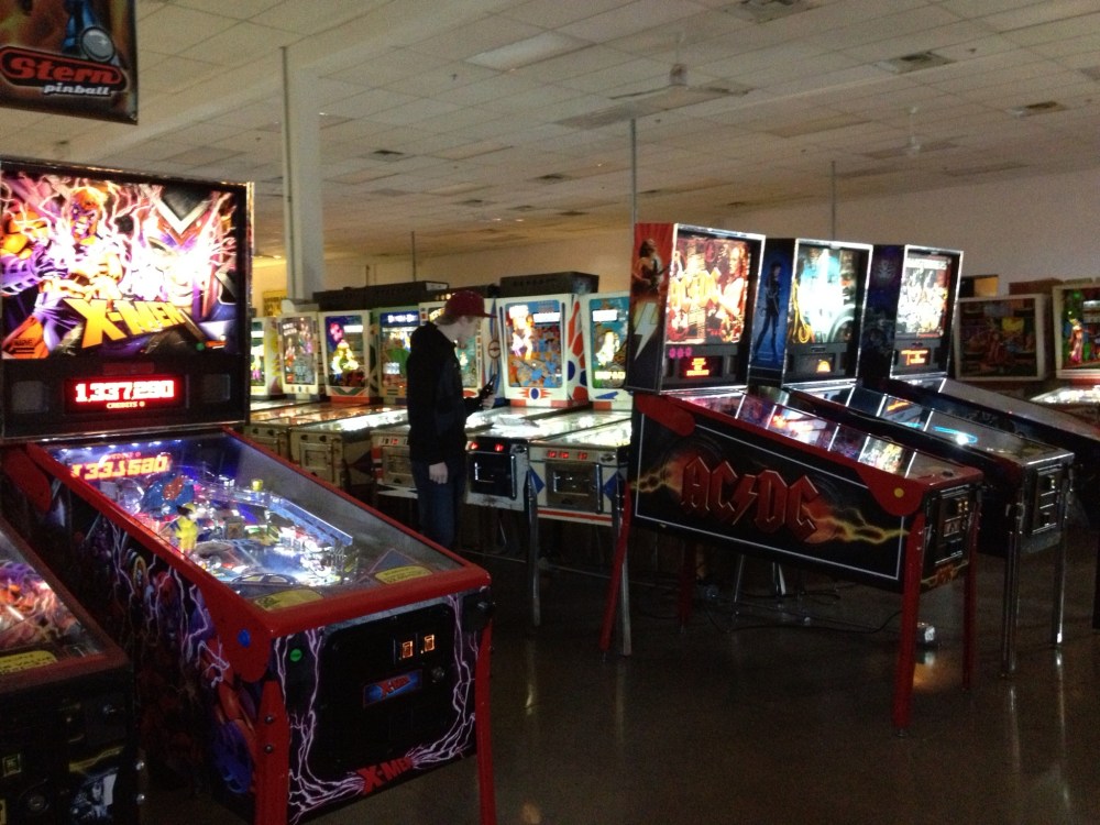 Pinball Hall of Fame: A few of the games they have up front