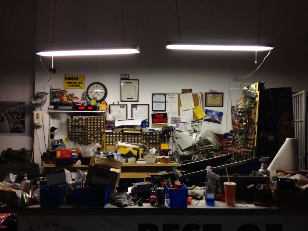Pinball Hall of Fame: The workbench