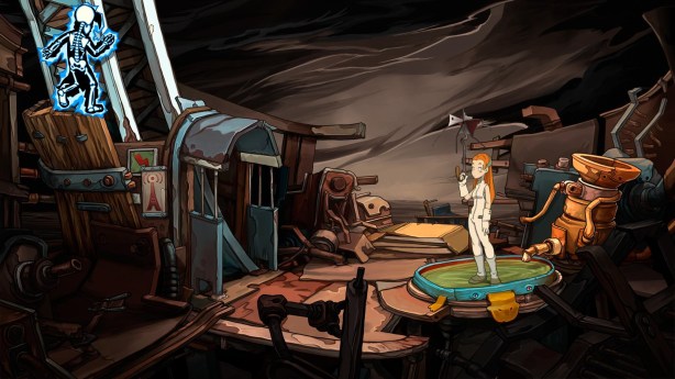 Chaos on Deponia Review - Baby Goal