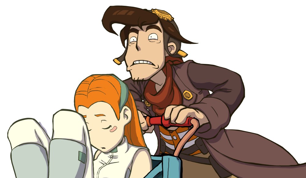 Deponia Review - Rufus and Goal