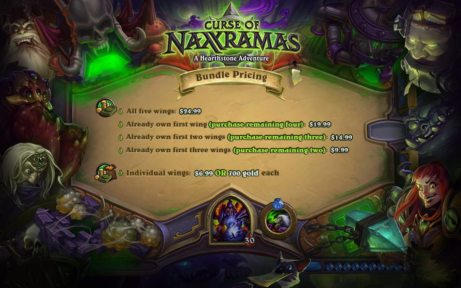 Hearthstone: Curse of Nassramas Pricing