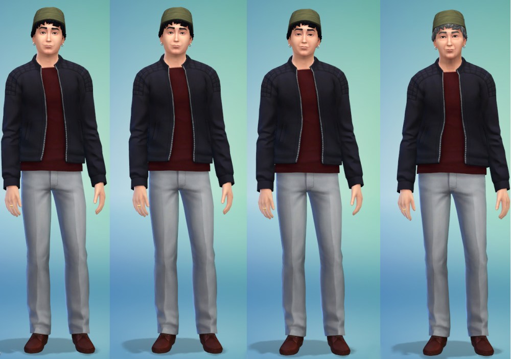 The Sims 4 - Beardless Aging Maximus Lambert