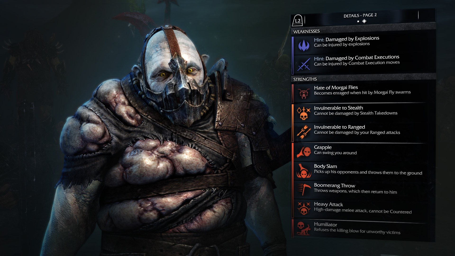 Mordor Orc Abilities